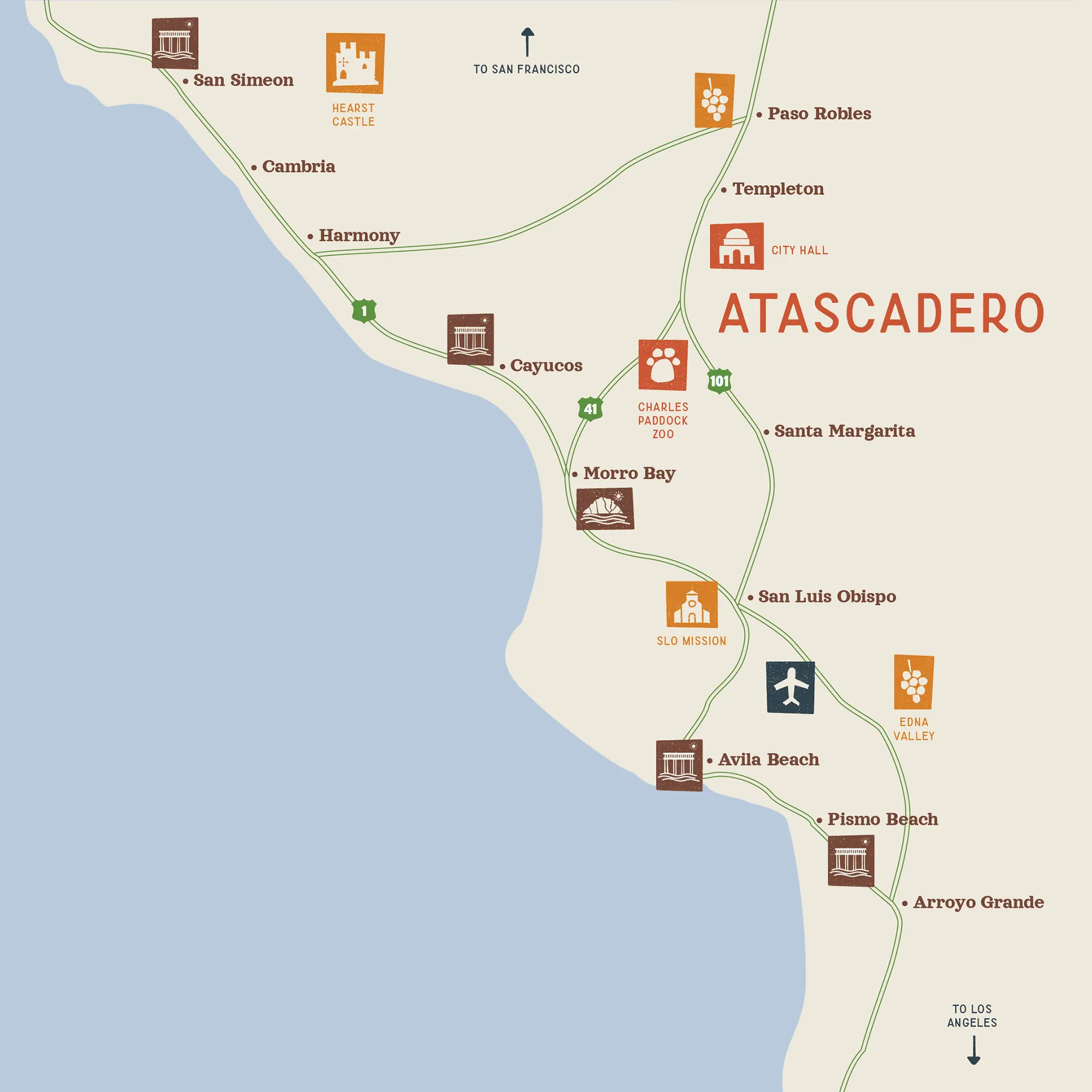 Atascadero Map