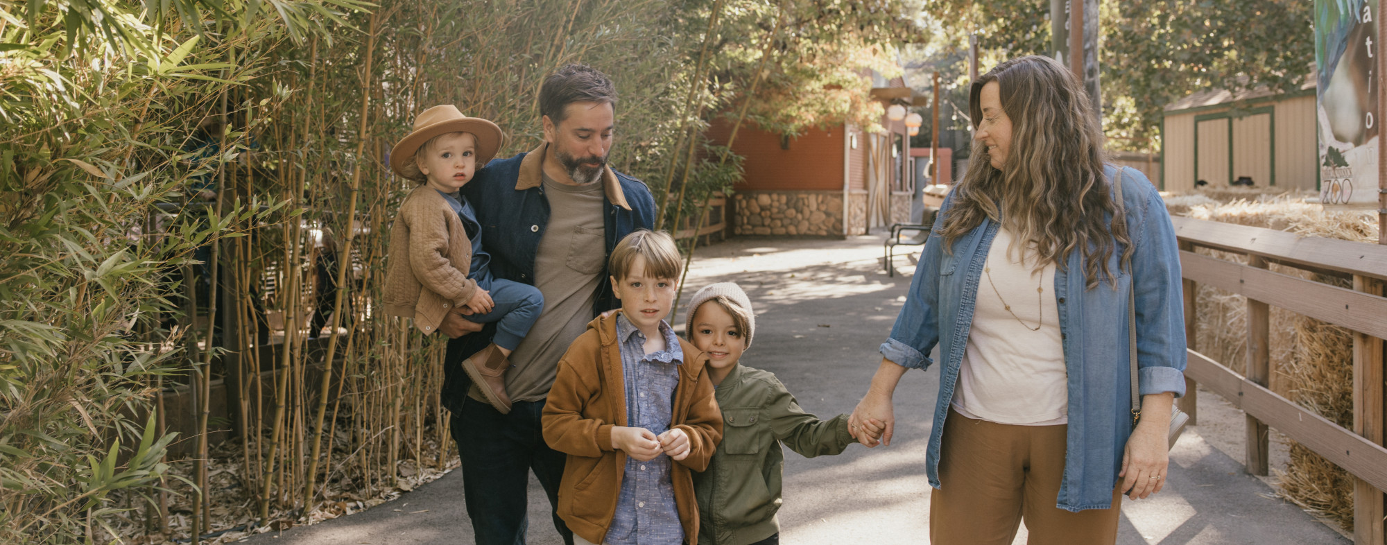 Family at Charles Paddock Zoo