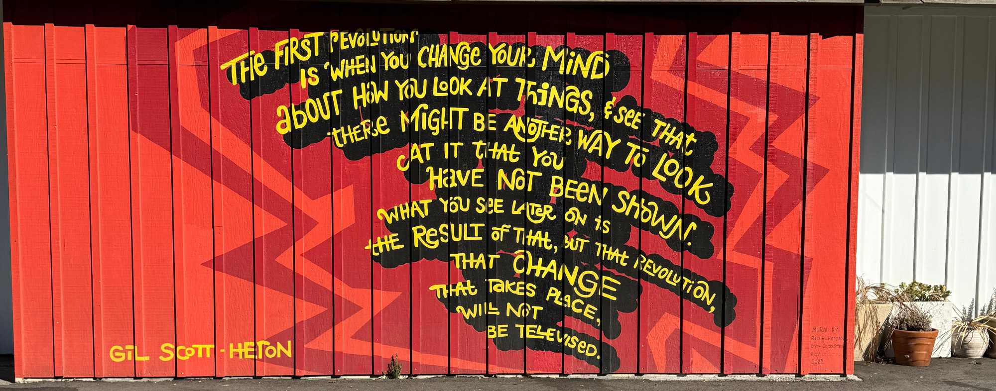 Revolution mural in Atascadero CA