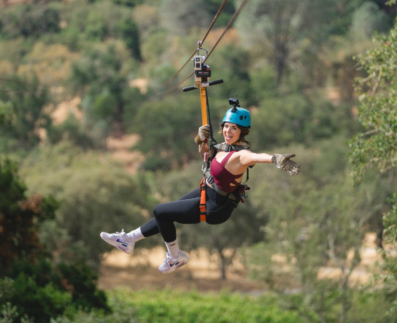 ziplining