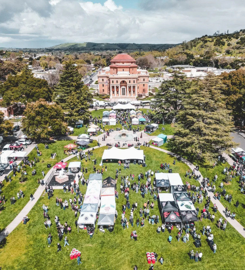 People attending the Central Coast Craft Beer Festival