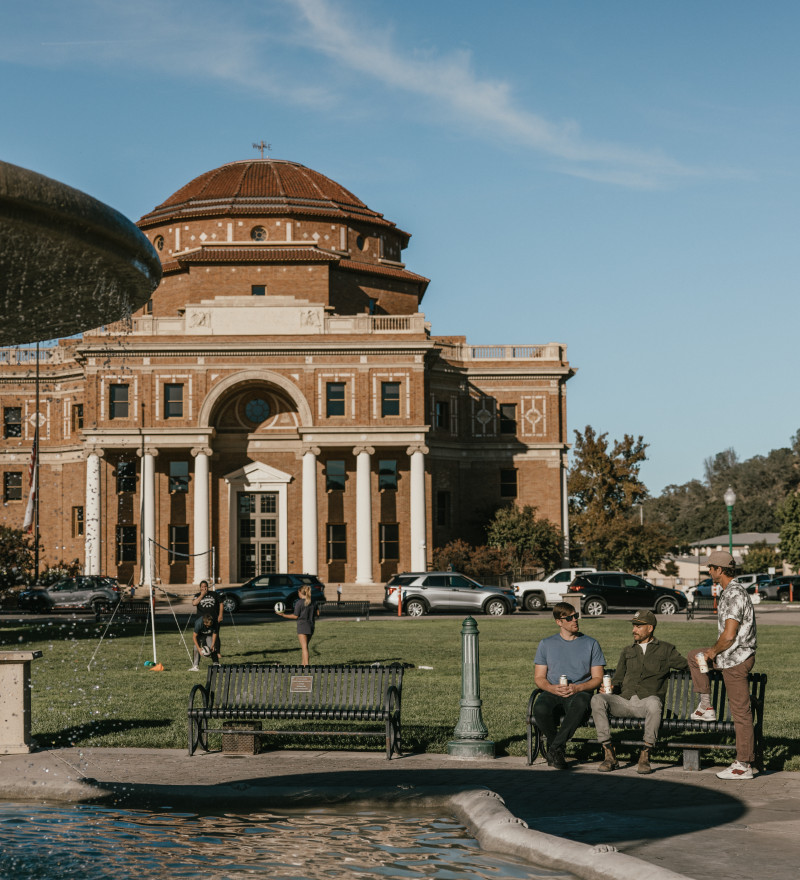 sunken gardens atascadero city hall