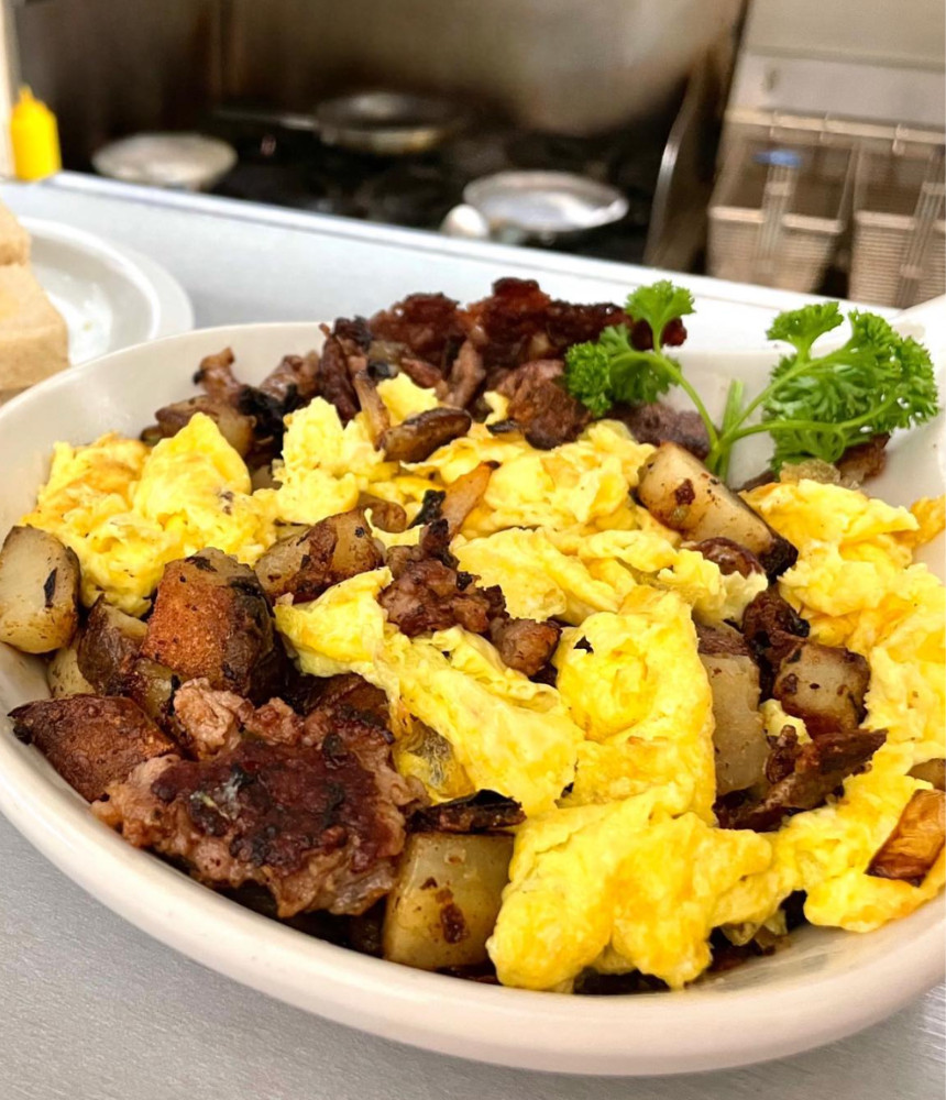 breakfast plate