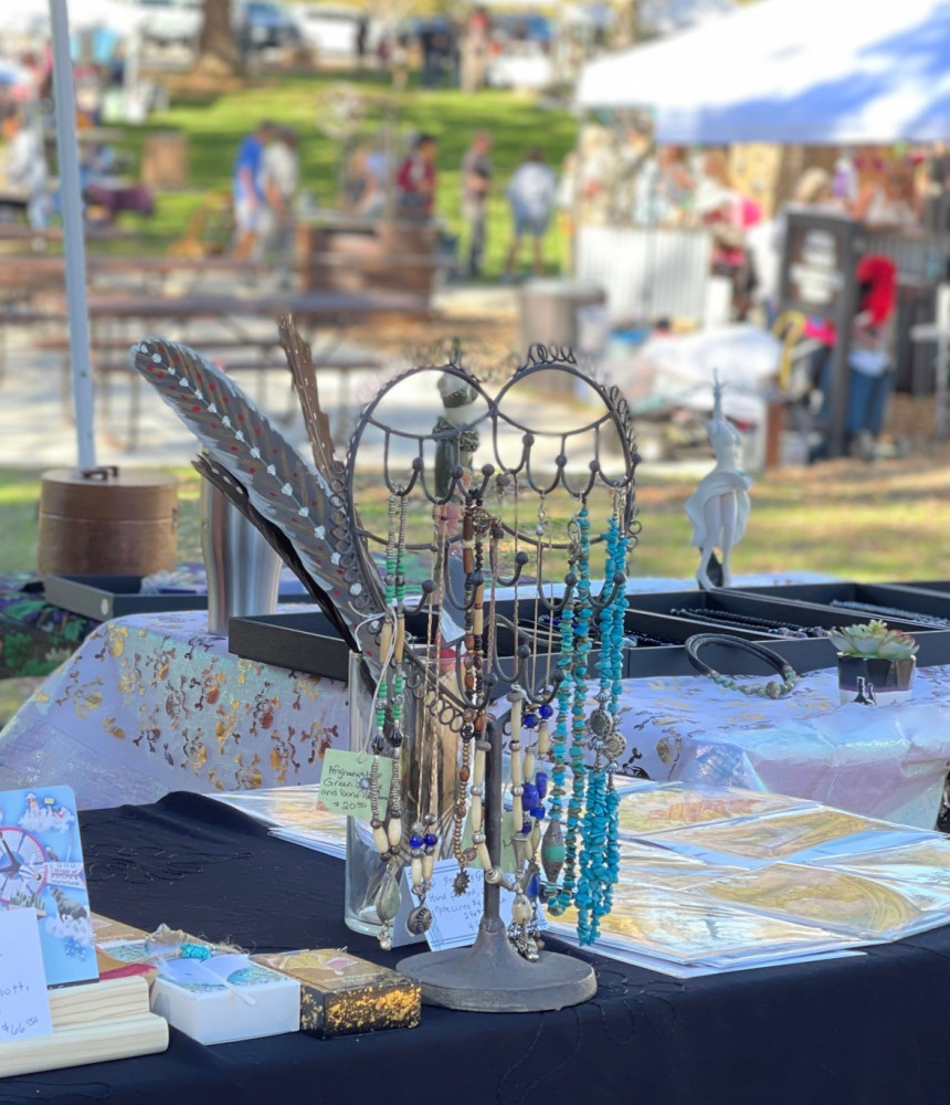 holiday boutique at the Atascadero lake pavilion
