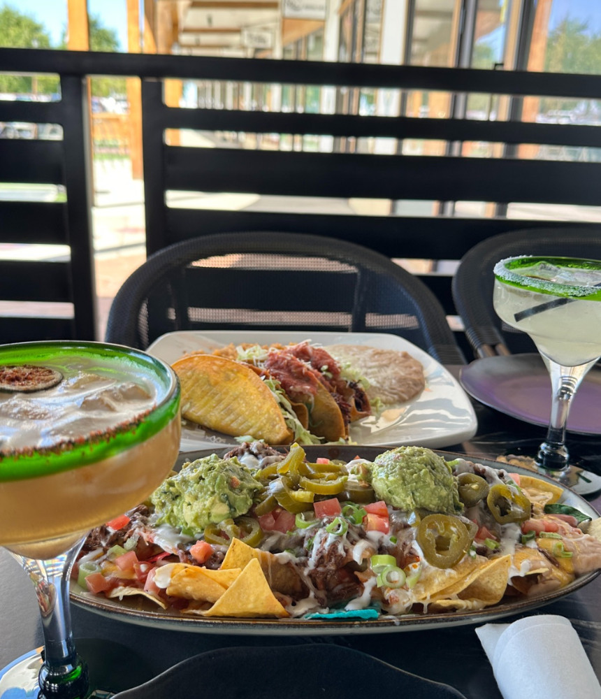 mexican food and margarita