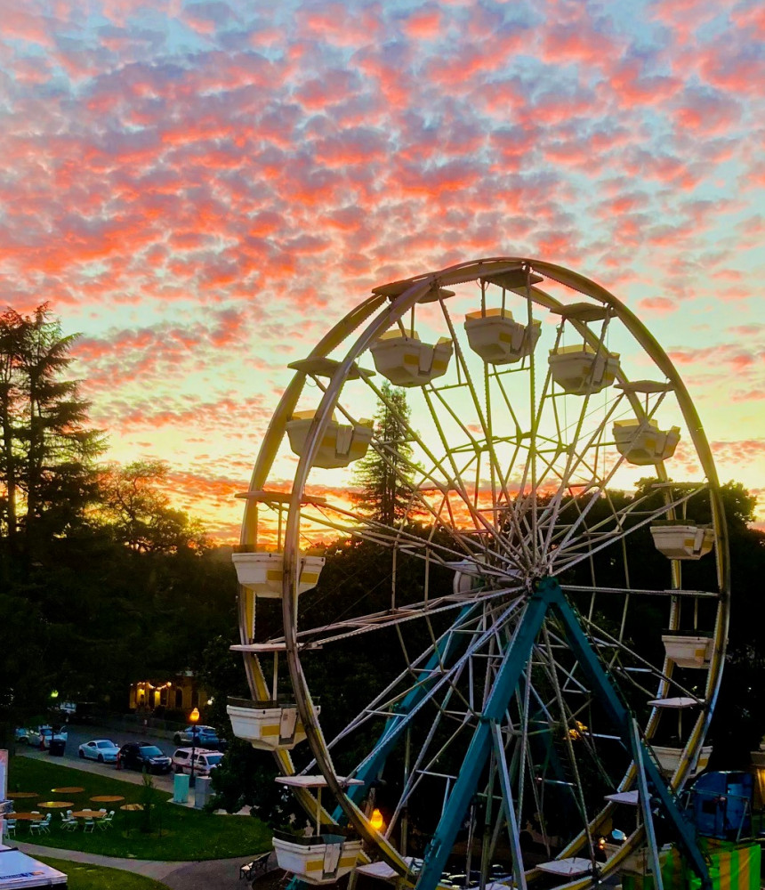Fall Festival sunset